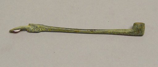 Lime Spatula in the Shape of a Pipe