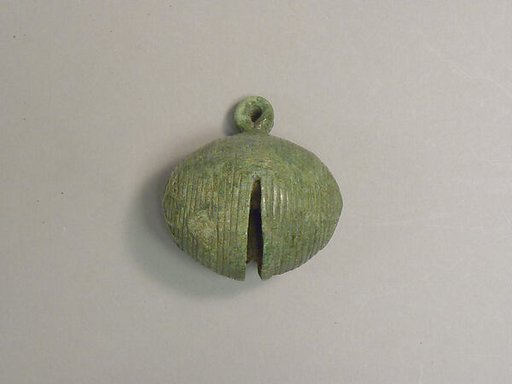 Split Ball with Striated Surface and Star Motifs