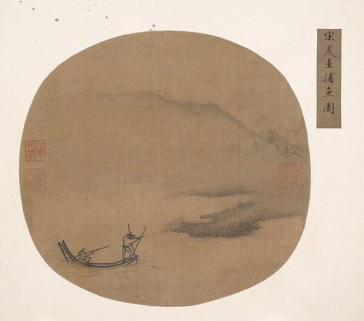 River Landscape with Boatmen