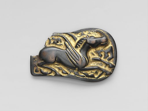 Belt plaque with winged horse