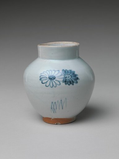 Jar (Tsubo) with Chrysanthemums
