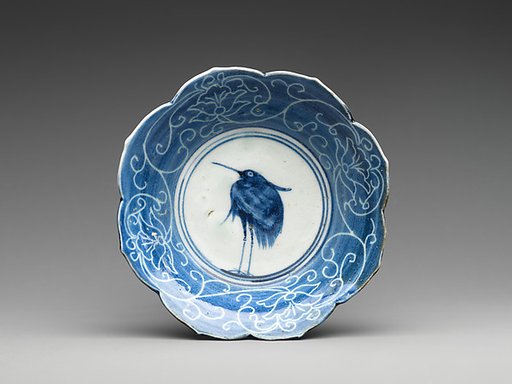 Set of Ten Bowls (Hachi) with Egrets