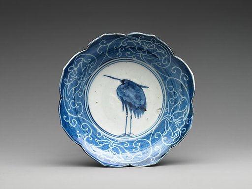 Set of Ten Bowls (Hachi) with Egrets