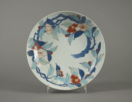 Dish with Camellia Branch