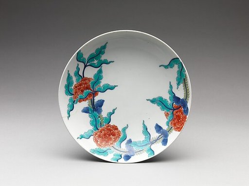 Dish with Design of Cockscomb