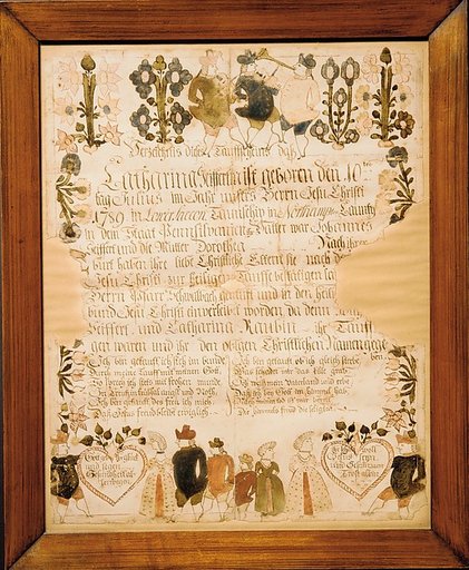 Birth and Baptismal Certificate