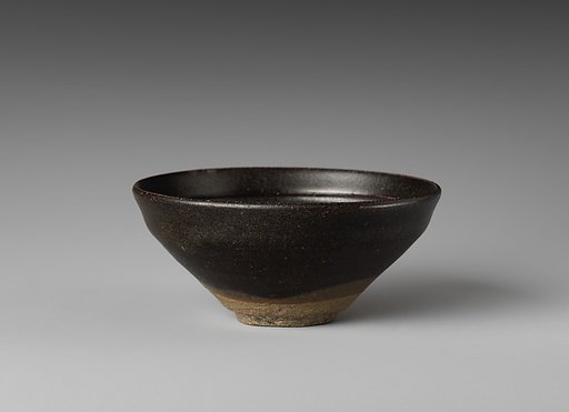 Tea bowl with plum decoration
