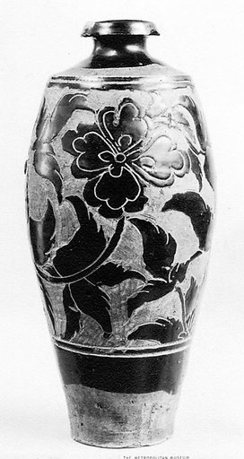 Bottle with Floral Decoration