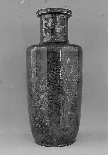 Vase with landscape