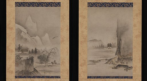 Two Views from the Eight Views of the Xiao and Xiang Rivers