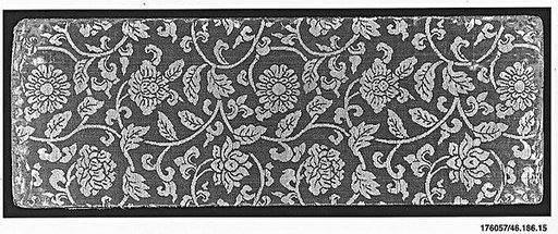 Sutra Cover with Floral Scroll