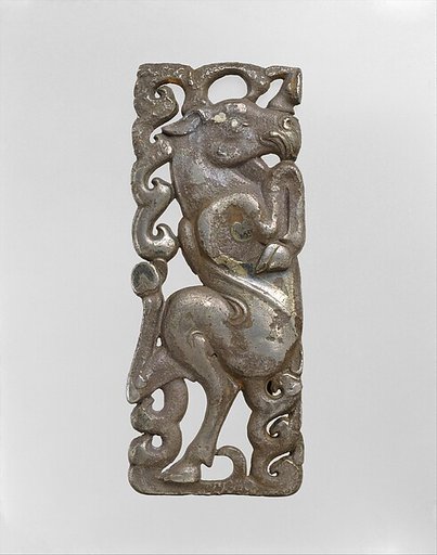 Belt Plaque with Mythological Creature