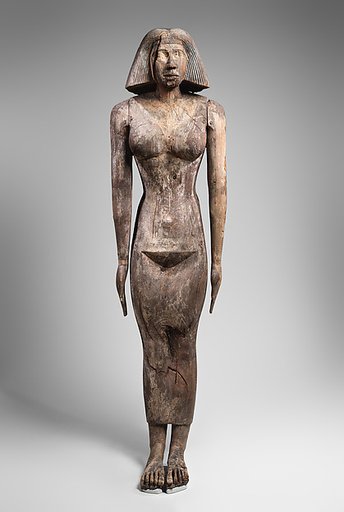 Standing statue of Mitry's wife