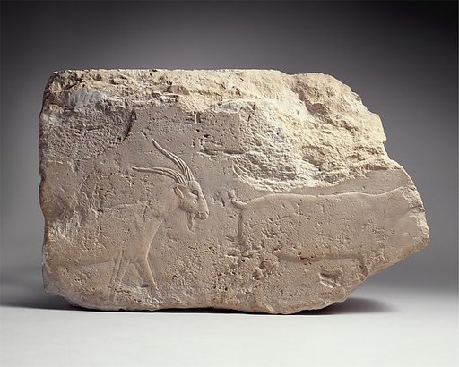 Relief with a billy goat