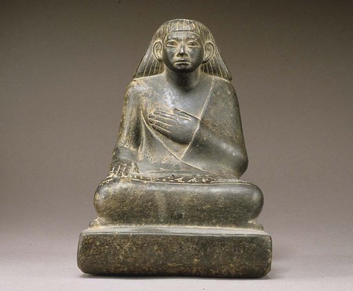 Statuette of Khnumhotep Receiving Offerings