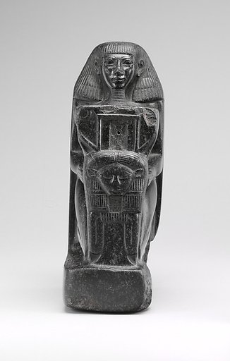 Statue of Senenmut Holding a Sistrum