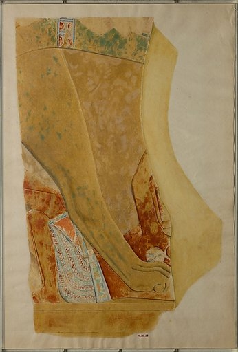 Facsimile painting from the temple of Mentuhotep II