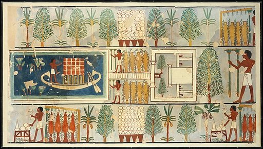 Funeral Ritual in a Garden, Tomb of Nakhtmin