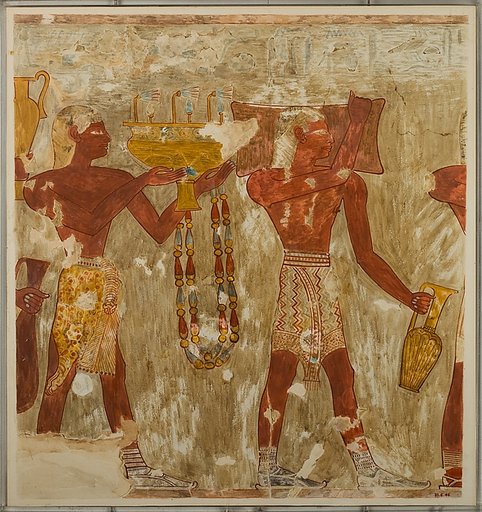Cretans Bringing Gifts of Metal and Jewelry, Tomb of Rekhmire