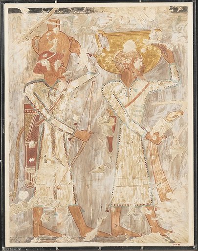 Syrians Bringing Vessels and Weapons, Tomb of Rekhmire