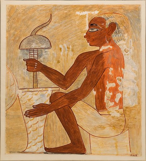 Drilling a Stone Vase, Tomb of Rekhmire