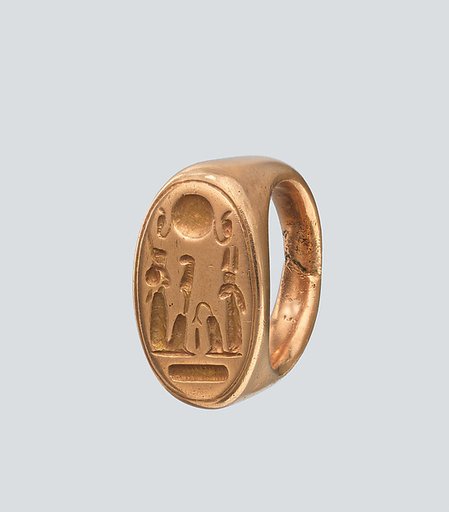 Finger ring, likely belonging to Queen Tiye