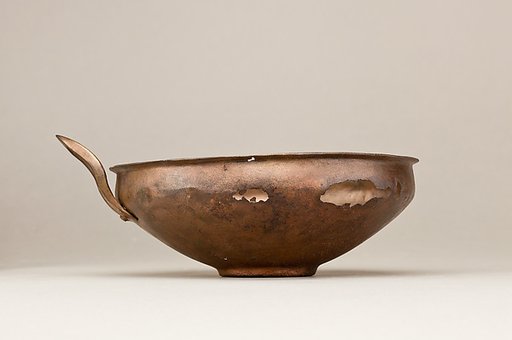 Cup, metal, handle