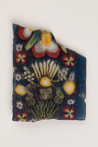 Floral plaque
