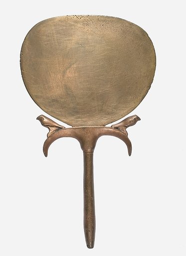 Mirror with Two Falcons on the Handle