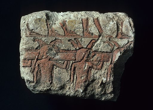 Relief with foreign soldiers