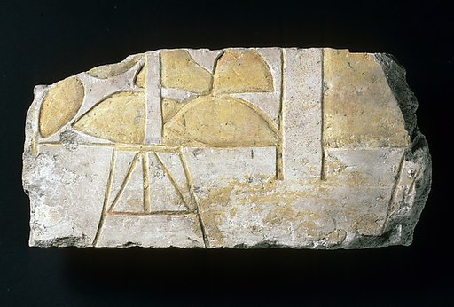 Relief with laden stand