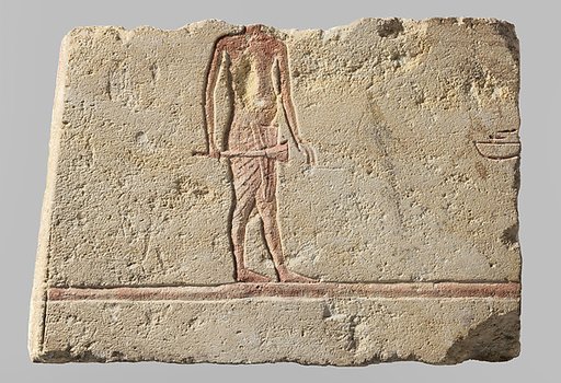 Relief with trumpeter
