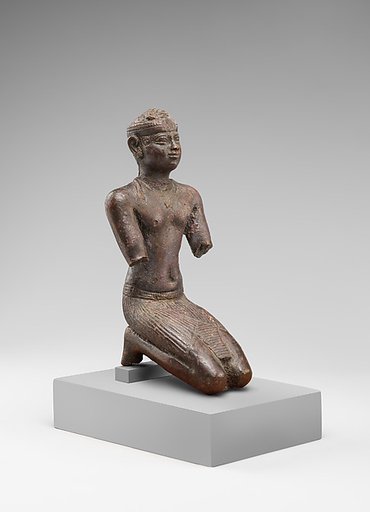 Statue of a kneeling Kushite king