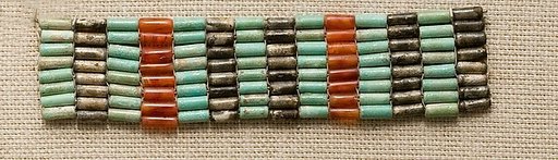 Bracelet from mummy of Satsebek