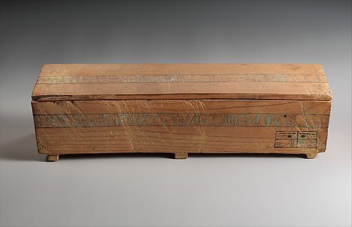 Miniature coffin of Saiah