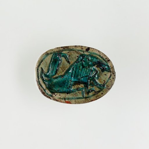 Scarab with Lion and Uraeus