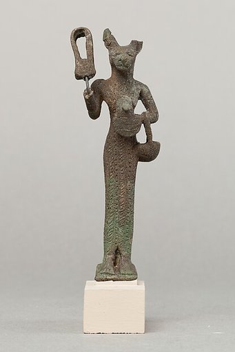 Bastet holding sistrum