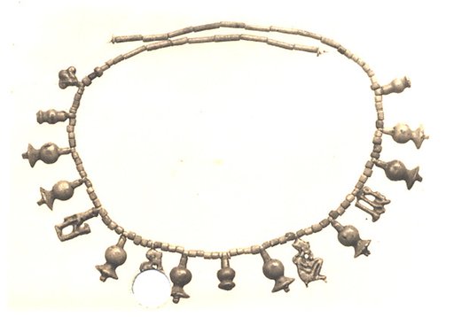 String of beads and amulets