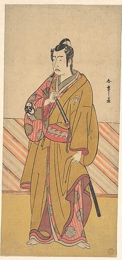 The Actor Bando Mitsugorō I as one of the Conen Otoko or Five Kyokaku