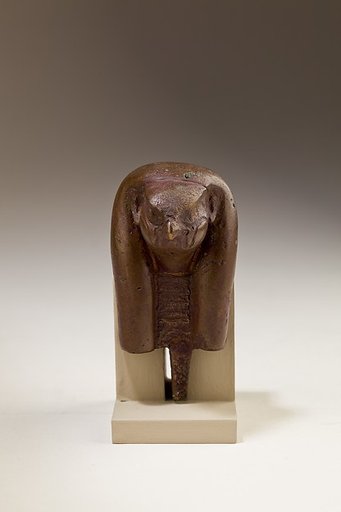 Falcon head, fitting from furniture or shrine