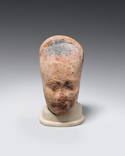 Head of female figure