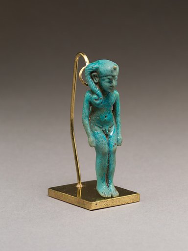 Child god (Harpokrates?) amulet
