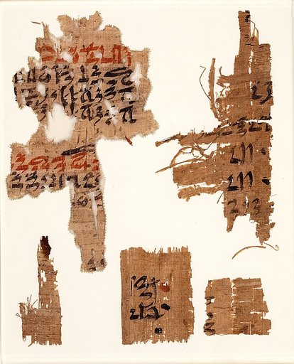 Two papyrus fragments