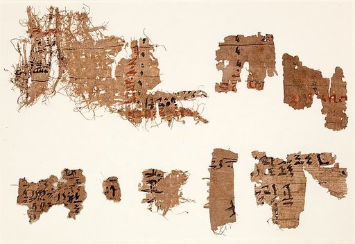 Nine fragments of hieratic text