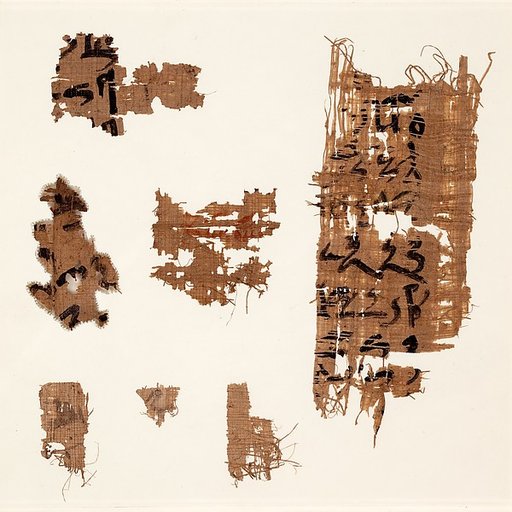Seven papyrus fragments