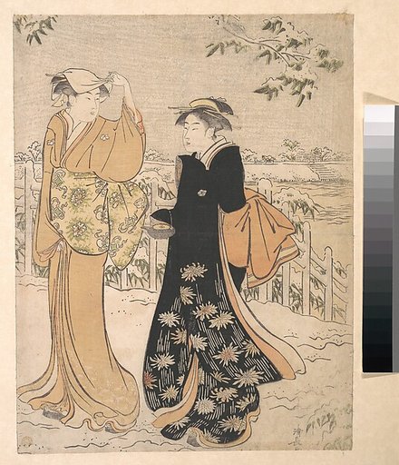 Two Women on Matsuchi Hill Edo