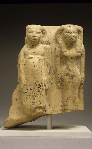 Group statue of man and woman