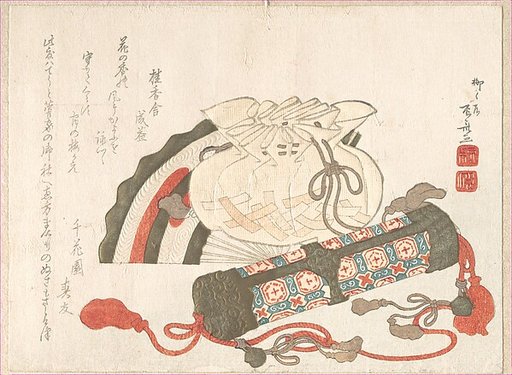 Fan, Bag and Incense-Tube