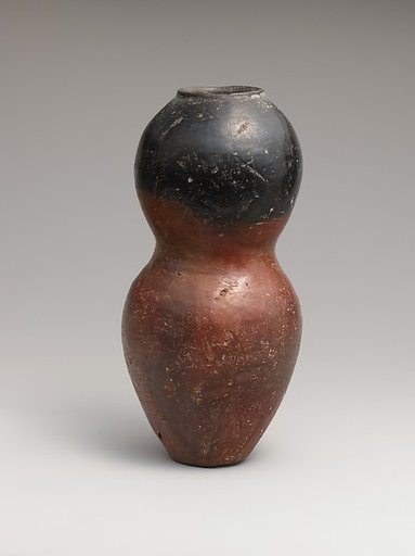 Black-topped red ware jar
