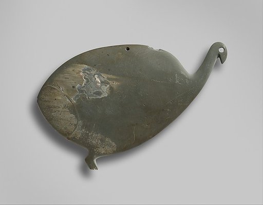 Palette shaped like a guinea fowl